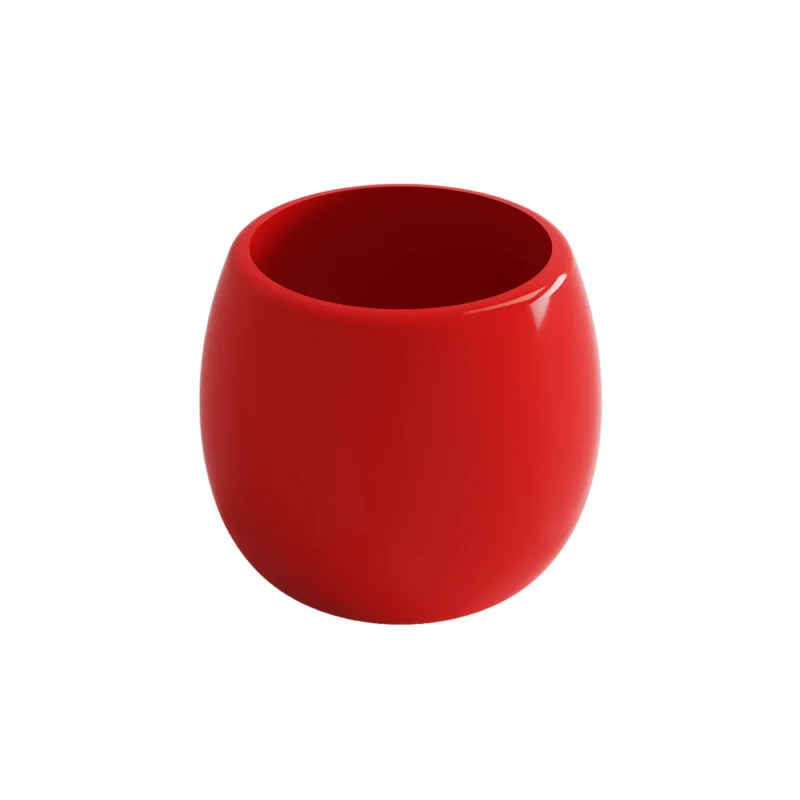 Bocchi Uovo Diş Fırçalık Seramik Parlak Kırmızı