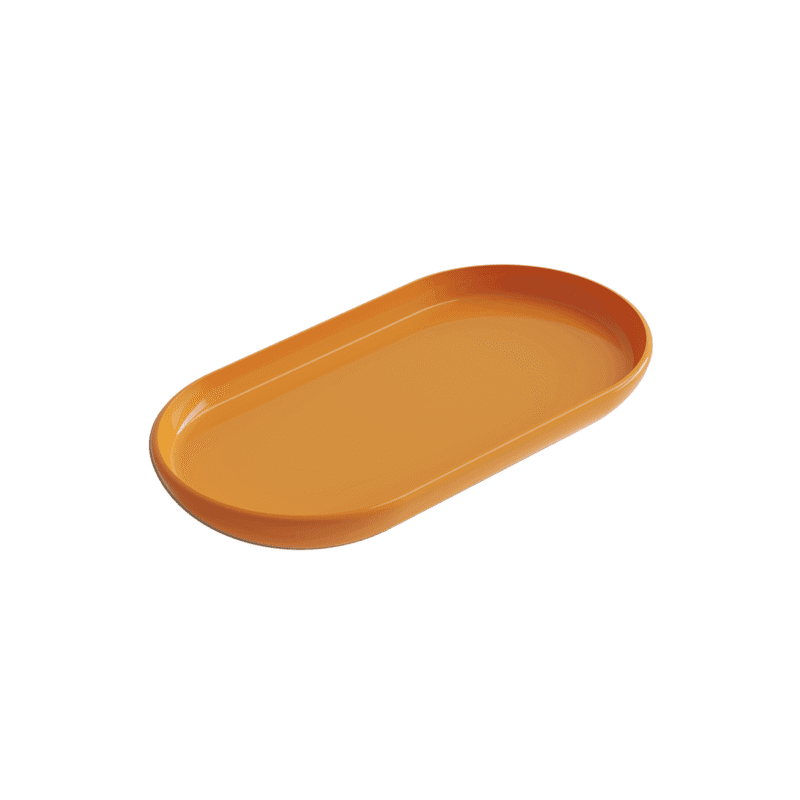 Bocchi Uovo Organizer Seramik Parlak Mandalina Sarısı