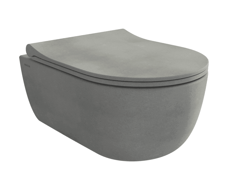 Bocchi V Tondo Rimless Asma Klozet Mat Beton