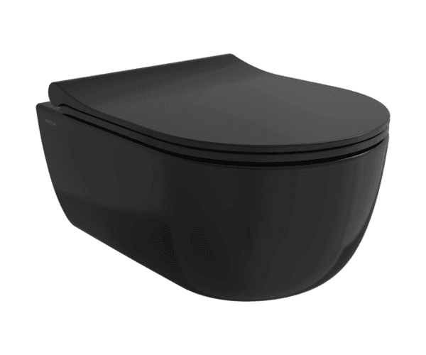 Bocchi V Tondo Rimless Asma Klozet Parlak Siyah