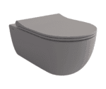 Bocchi V-Tondo Rimless Gizli Taharet Girişli Asma Klozet Mat Gri