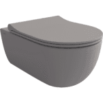 Bocchi V-Tondo Rimless Gizli Taharet Girişli Asma Klozet Mat Gri