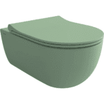 Bocchi V-Tondo Rimless Gizli Taharet Girişli Asma Klozet Mat Mint Yeşil