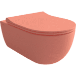 Bocchi V-Tondo Rimless Gizli Taharet Girişli Asma Klozet Mat Somon