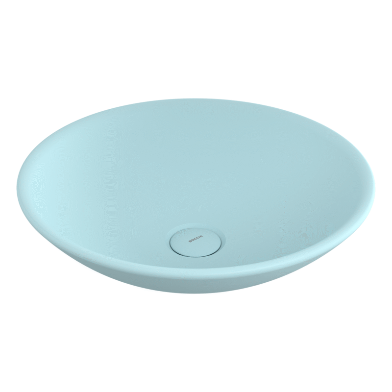 Bocchi Venezia Çanak Lavabo 40 cm Mat Buz Mavisi