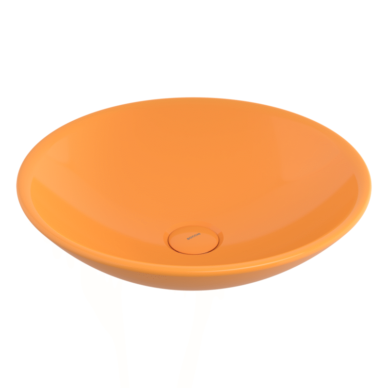 Bocchi Venezia Çanak Lavabo 40 cm Parlak Mandalina Sarısı