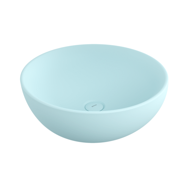 Bocchi Venezia Çanak Lavabo 45 cm Mat Buz Mavisi
