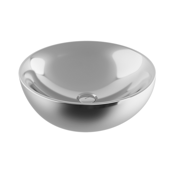Bocchi Venezia Çanak Lavabo 45 cm Parlak Gümüş