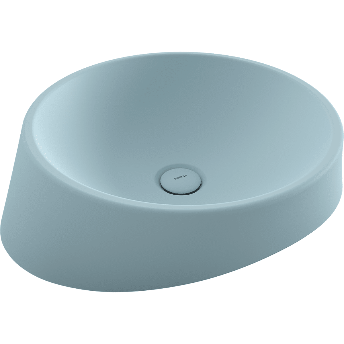 Bocchi Venezia Çanak Lavabo 56 cm Mat Buz Mavisi Bocchi Venezia Çanak Lavabo 56 cm Mat Buz Mavisi