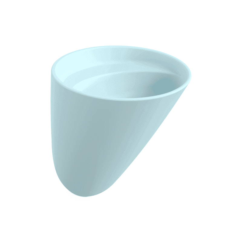 Bocchi Venezia Asma Monoblok Lavabo Deliksiz Mat Buz Mavisi