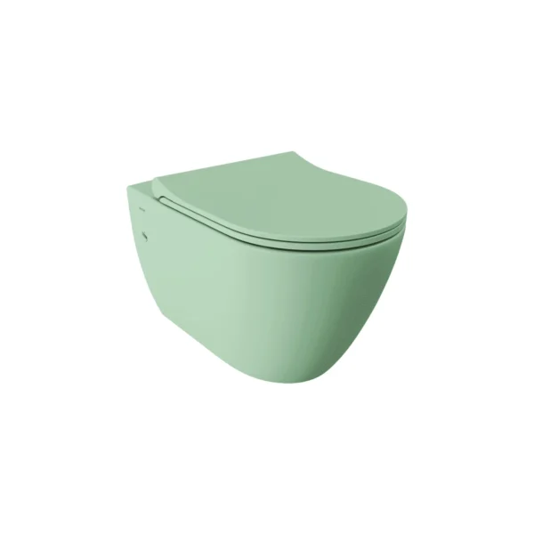 Bocchi Venezia Rimless Asma Klozet Mat Mint Yeşili