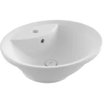 Bocchi Verona Bat Banklı Tezgah Altı Lavabo 50 cm - Mat Beyaz