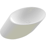 Bocchi Vessel Çanak Lavabo 72 cm Mat Beyaz