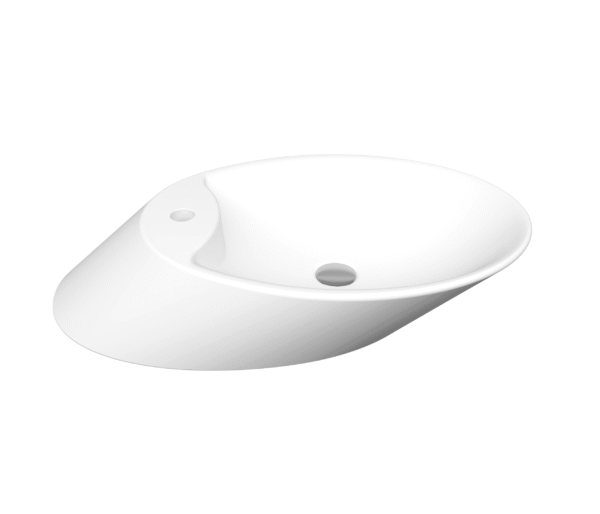 Bocchi Vessel Çanak Lavabo 72 cm Mat Beyaz