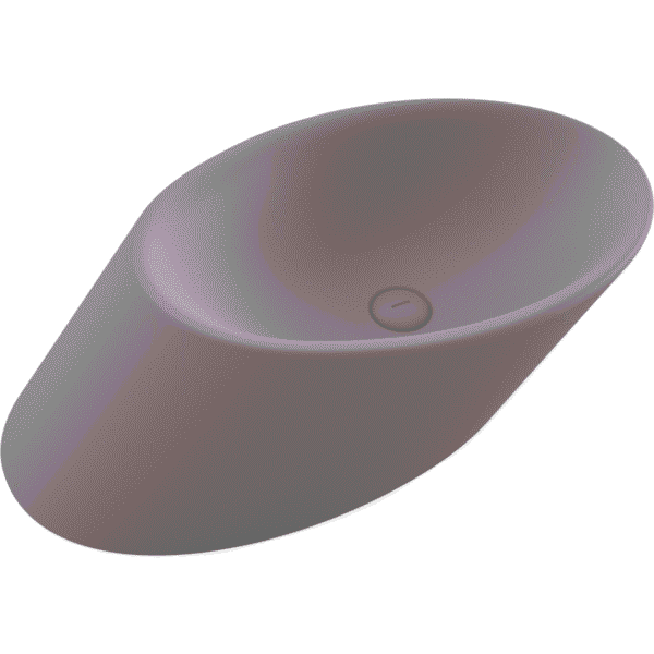 Bocchi Vessel Çanak Lavabo 72 cm Mat Gri