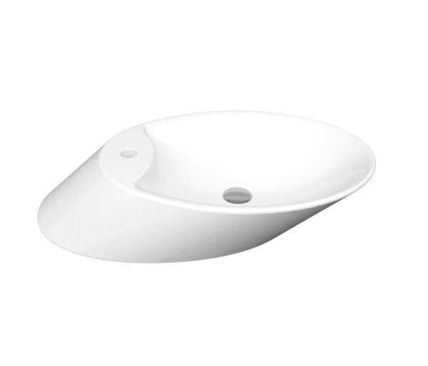 Bocchi Vessel Çanak Lavabo 72 cm Parlak Beyaz