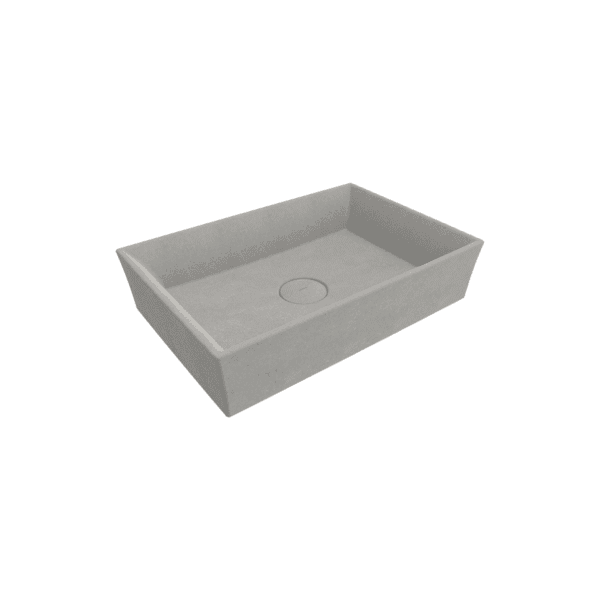 Bocchi Vessel Dikdörtgen Lavabo 56X38 cm Mat Beton