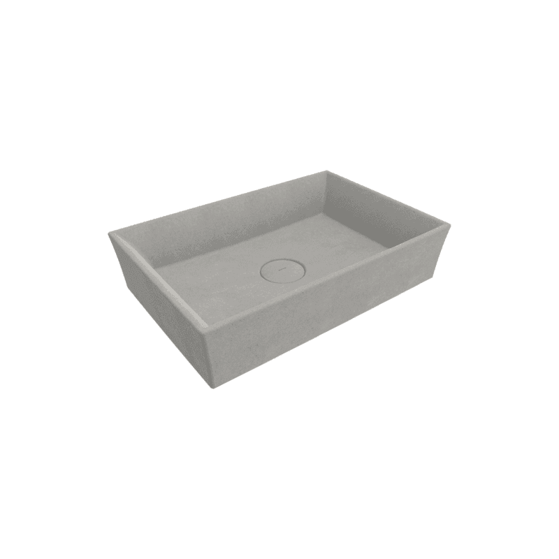 Bocchi Vessel Dikdörtgen Lavabo 56X38 cm Mat Beton