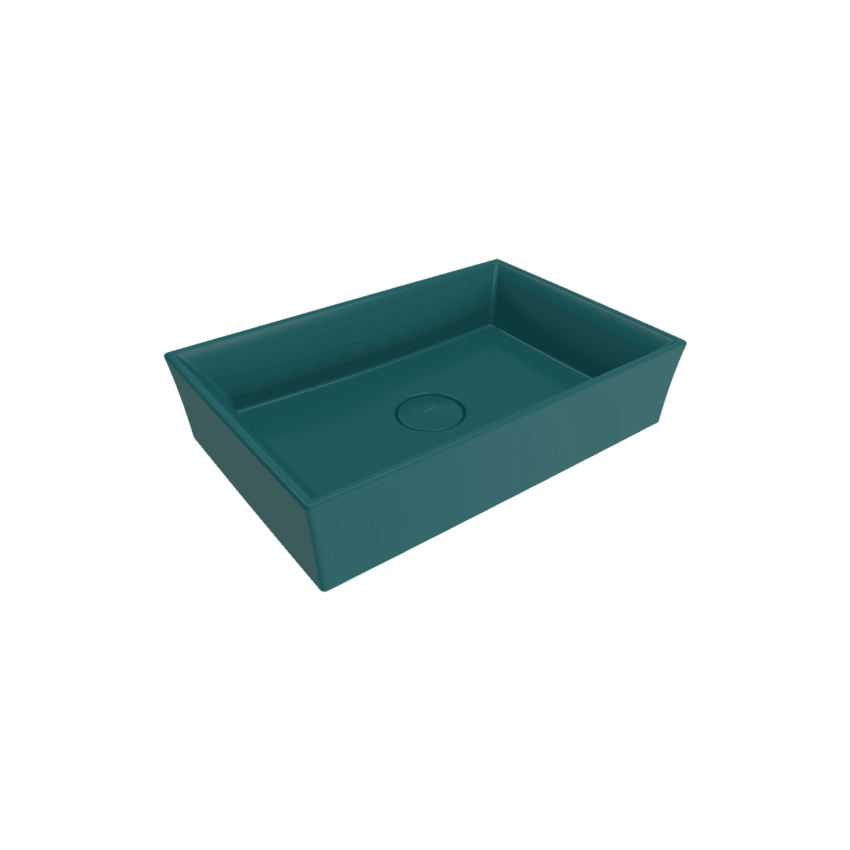 Bocchi Vessel Dikdörtgen Lavabo 56X38 cm Mat Petrol Mavisi Bocchi Vessel Dikdörtgen Lavabo 56X38 cm Mat Petrol Mavisi