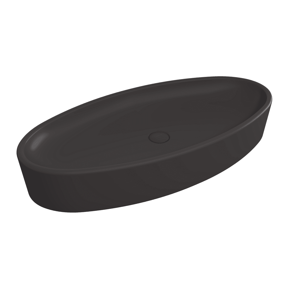 Bocchi Vessel Elips Çanak Lav 85 cm-Mat Antrasit Bocchi Vessel Elips Çanak Lav 85 cm-Mat Antrasit