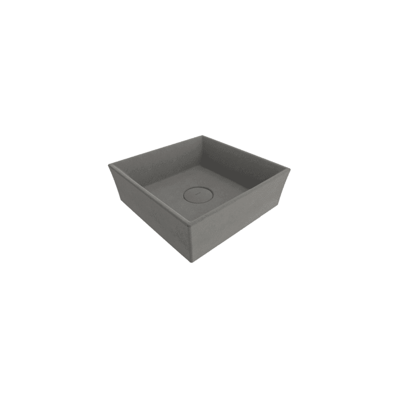 Bocchi Vessel Kare Lavabo 38X38 cm Mat Beton