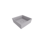 Bocchi Vessel Kare Lavabo 38x38 cm Mat Gri