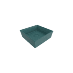 Bocchi Vessel Kare Lavabo 38X38 cm Mat Petrol Mavisi