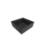 Bocchi Vessel Kare Lavabo 38x38 cm Parlak Siyah