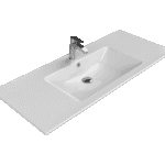 Cerastyle İbiza Etajerli Lavabo 121x51 cm (Tek Hazneli)