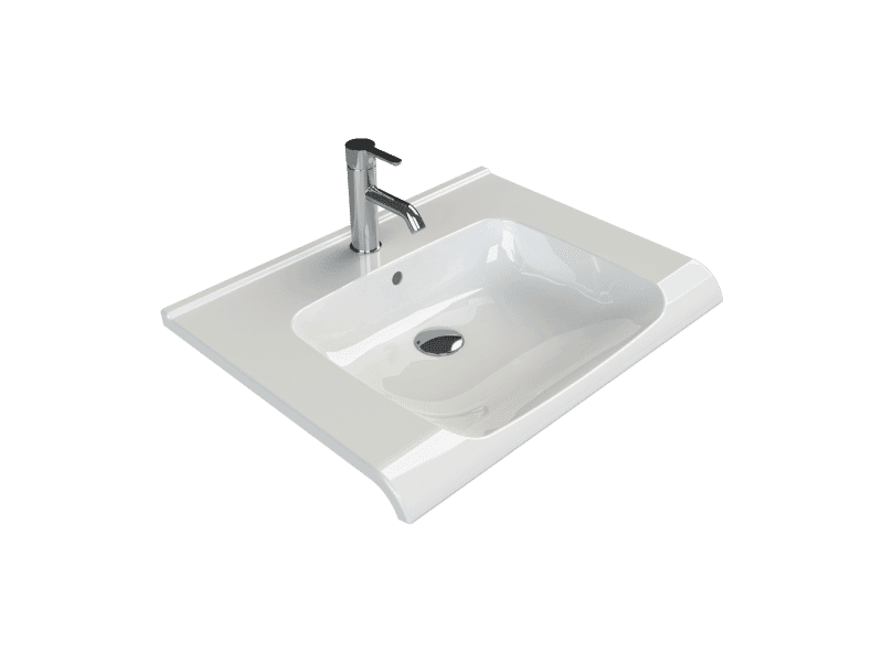 Cerastyle Anova Etajerli Lavabo 65x50 cm