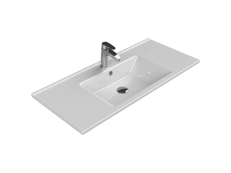 Cerastyle Arte Etajerli Lavabo 100x45 cm