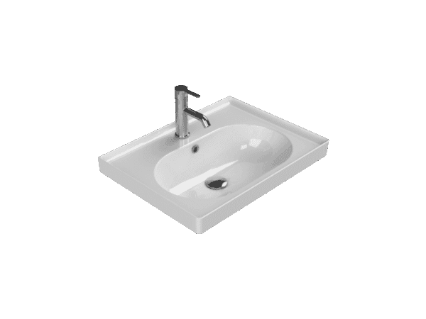 Cerastyle Arya Etajerli Lavabo 60x45 cm