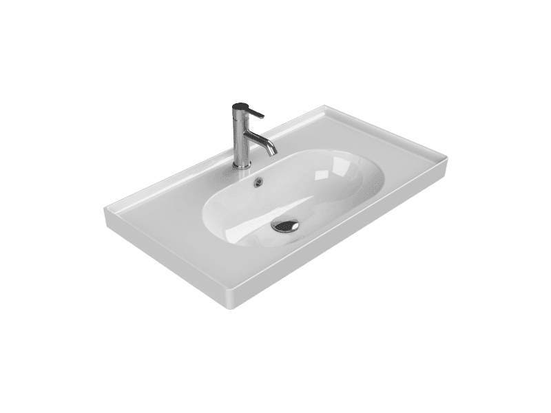 Cerastyle Arya Etajerli Lavabo 80x45 cm