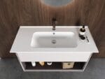 Cerastyle Blue Etajerli Lavabo 70x47 cm