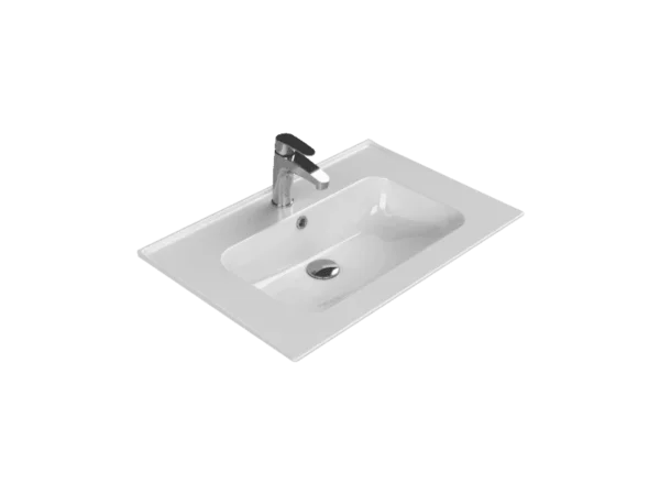 Cerastyle Blue Etajerli Lavabo 70x47 cm