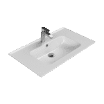 Cerastyle Blue Etajerli Lavabo 80x47 cm