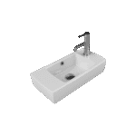 Cerastyle City Lavabo 25 x 50 cm (Batarya deliği sağda)