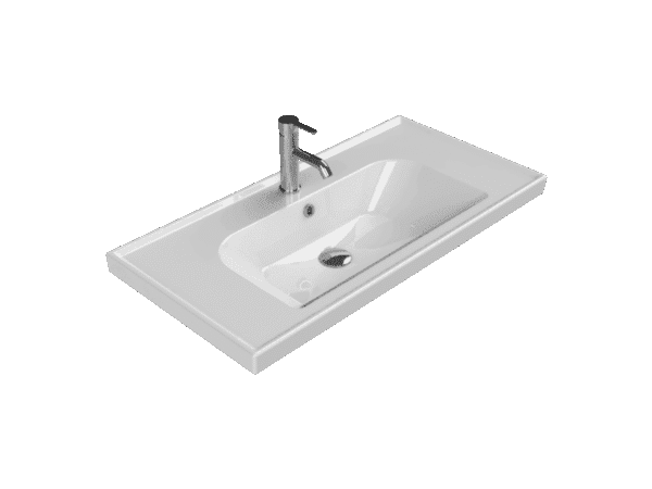 Cerastyle Frame Etajerli Lavabo 90x45 cm