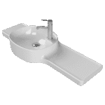 Cerastyle Harmony Etajerli Lavabo 100x37,5 x26,4 cm (soldan hazneli)