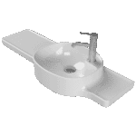 Cerastyle Harmony Etajerli Lavabo 100x37,5x26,4 cm (sağdan hazneli)