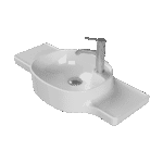 Cerastyle Harmony Etajerli Lavabo 80x37,5x26,4 cm