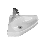 Cerastyle Köşe Lavabo 46 x 46 cm