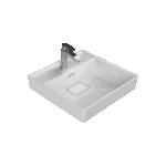 Cerastyle Sharp Etajerli Lavabo 48x48 cm