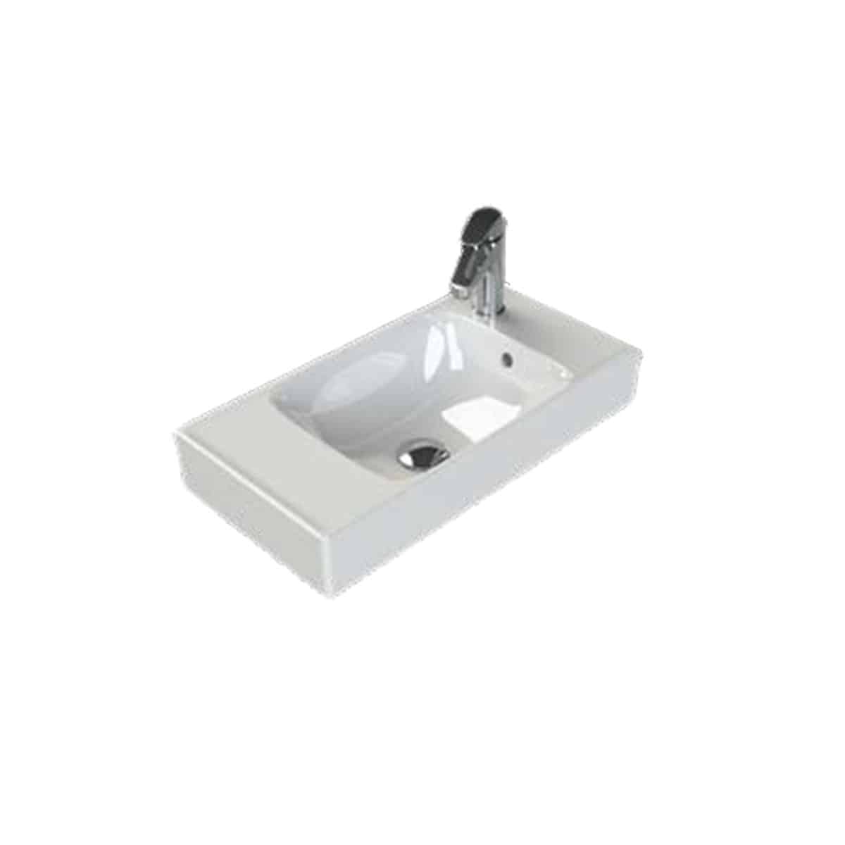 Cerastyle Sharp Etajerli Lavabo 60x30 cm (Soldan Batarya Delikli) Cerastyle Sharp Etajerli Lavabo 60x30 cm (Soldan Batarya Delikli)