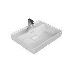 Cerastyle Sharp Etajerli Lavabo 60x48 cm