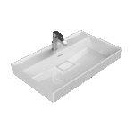 Cerastyle Sharp Etajerli Lavabo 80x48 cm