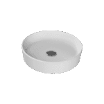 Cerastyle Suit Mat Beyaz Tezgahüstü Lavabo Ø 40 cm