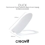 Creavit Duck Thermoplast Yavaş Kapanan Klozet Kapağı KC0903.03.0000E