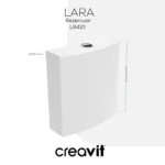 Creavit Lara Rezervuar Beyaz LR410-00CB00E-0000