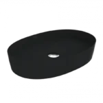 Creavit Loop Oval Çanak Lavabo 40x60 cm Kömür Karası LP160-00KK00E-0000